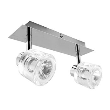 Radiant RS139 Spotlight 230V Par16 2X50W Chrome and Clear