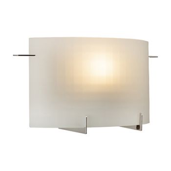 Radiant RW104 Czech Wall Light E27 60W 240V - 345x195mm Chrome and White
