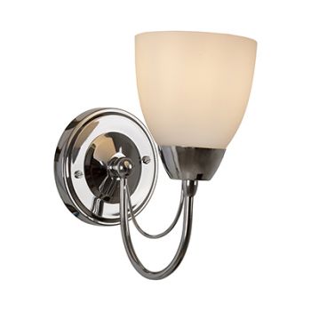 Radiant RW114 Tulip Wall Light E14 40W 230V 1-Light Chrome