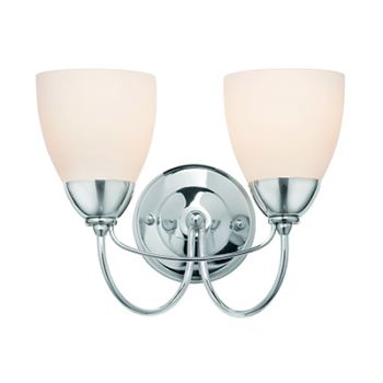 Radiant RW115 Tulip Wall Light E14 2X40W 230V - Chrome