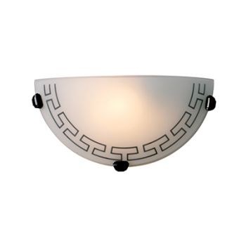 Radiant RW118GM Wall Light 230V - Dante 300mm Gunmetal / White and Black