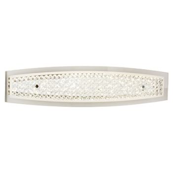 Radiant RW119 LED Wall Light 18W Glass/Crystal 4000K Chrome