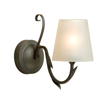 Radiant RW133 Arum Wall Light E27 240V 1X60W Charcoal and White