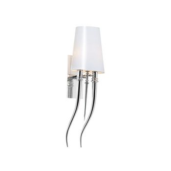 Radiant RW137 Tusk Wall Light E14 230V 2X40W Chrome