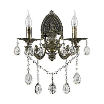 Radiant RW148 Barry Wall Light 230V 2xE14 Antique Bronze