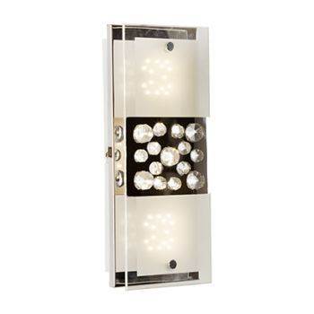 Radiant RW155 Crystal Wall Light Chrome LED 11w 4000K Chrome