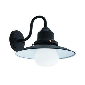 Radiant RW165 Outdoor Wall Light 1XE27 Black