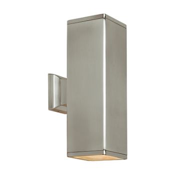 Radiant WYN-LS379 (RW187) Wall Light 230V Beam Square 2-Light 50W Gu10 Silver Grey