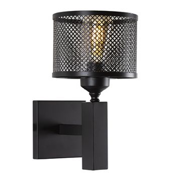 Radiant RW87 Mesh Wall Light-230V E27 1x60W Black