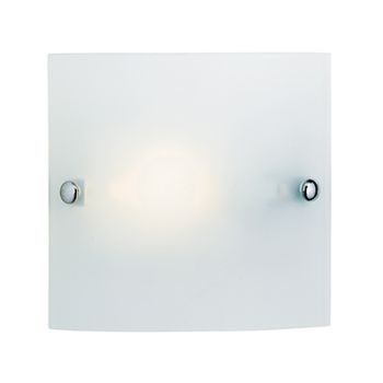 Radiant RW91 Gap Wall Light E14 1X40W 240V Square Chrome and White
