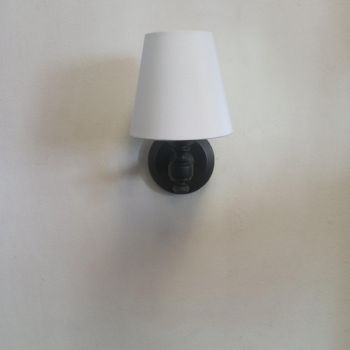 Restoration Hardware WYN-68030159 Lugarno Lamp Bracket Matt Black (Excludes Shade)