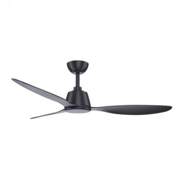 Solent Fans Coastal Breeze Ceiling Fan 3 Blades 1320mm + Remote (Multiple Colours/Finishes)