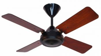 Solent Fans High Breeze Motor, Blade Wood 4 x 900mm, 5 Speed Wall Control (Multiple Colours/Finishes)
