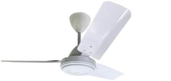 Solent Fans High Breeze Motor, Blade Aluminium 3 x 900mm, 5 Speed Wall Control (Multiple Colours/Finishes)