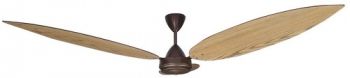 Solent Fans High Breeze 100 Motor Antique Bronze, Blade Wood Tear Drop 3 x 1800mm Ash, 5 Speed Wall Control 2 Fan (Multiple Fan Remotes/Controls)