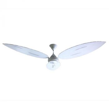 Solent Fans High Breeze 100 Motor Shabby Chic, Tear Drop 3 x 1500mm Shabby Chic (Multiple Fan Remotes/Controls)