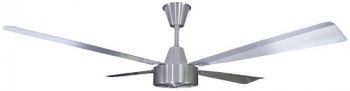 Solent Fans Maxima Motor, Blade Aluminium 4 x 1400mm, 5 Speed Wall Control (Multiple Colours/Finishes)