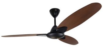 Solent Fans Senorita Motor, Blade Wood 3 x 1200mm, 5 Speed Wall Control (Multiple Colours/Finishes)