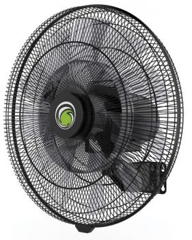 Solent Fans 450mm 6 Speed 18 Blade Wall Fan with Remote Black