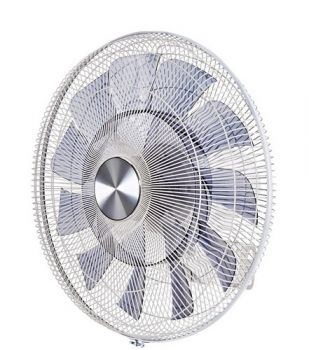 Solent Fans 450mm 6 Speed 18 Blade Wall Fan with Remote White