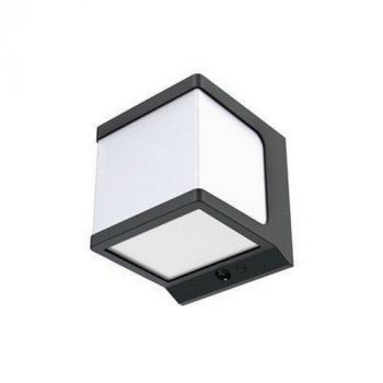 Solight SWL-18 Mars 5 Solar Wall Light with PIR motion sensor IP65 Black