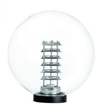 Spazio Bollard 1011/252, 1011/302, 1011/462 Sphere Post Top Light (Excludes Reflector) 60W Clear (Multiple Sizes)