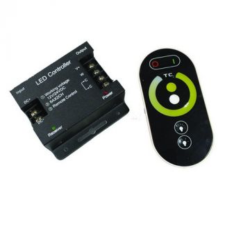 Spazio LED Strip Light 1036.TOUCHDIM WW/ CW controller for use with tunable LED tapelight Black