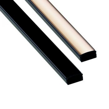 Spazio LED Strip Light 1039.4.30 Slim 2m Profile Black aluminium surface profile
