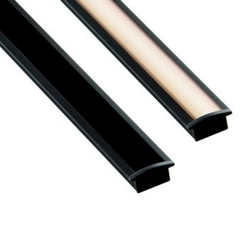 Spazio LED Strip Light 1039.5.30 Slim 2m Profile Black aluminium recessed profile