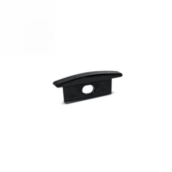 Spazio 1039.5.EC Pair of end caps for use with the Slim black recessed profile Black
