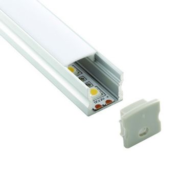 Spazio LED Channel 1051.05 Deep 2m Profile Anodised aluminium surface profile