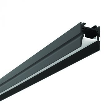Spazio LED Channel 1052.1.30 Shadow 2m Profile Surface mounted anti-glare profile Black