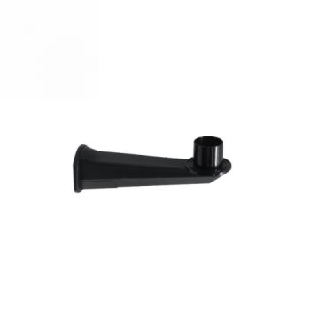 Spazio 125002 Thermoplastic wall arm for use with Sphere Black