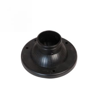 Spazio 160900 Acrylic base for aluminium poles Black