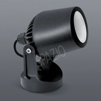 Spazio 1M1.000.000.AXL1K Minitommy Garden spot IP66 with shockproof resin body and polycarbonate diffuser Black