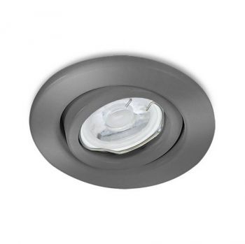 Spazio Downlight 2049.2/18 Round Tilt Downlight / Recessed Light 50W Matt Chrome