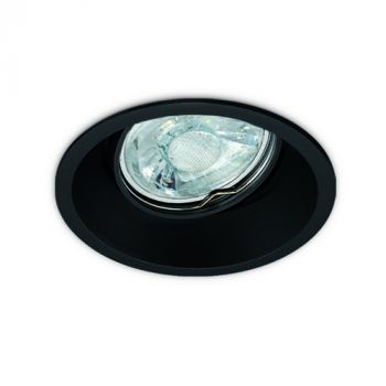 Spazio WYN-2223/30 Edge Basic Anti-Glare Tilt Downlight / Recessed Light 50W Black