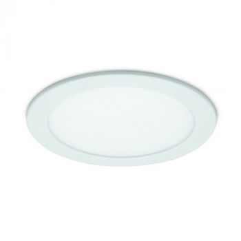 Spazio Downlight 2276.1831 Saturn Ctc Colour temperature changing recessed LED fitting with polycarbonate body and diffuser Non-Dimmable 18W White