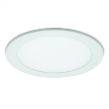 Spazio Downlight 2276.2431 Saturn Ctc Colour temperature changing recessed LED fitting with polycarbonate body and diffuser Non-Dimmable 24W White