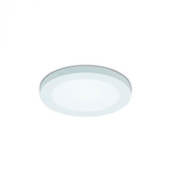Spazio Downlight 2277.0631 Saturn Slim Ctc Colour temperature changing recessed or surface LED with polycarbonate body and diffuser 6W White