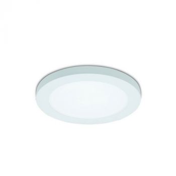 Spazio Downlight 2277.1231 Saturn Slim Ctc Colour temperature changing recessed or surface LED with polycarbonate body and diffuser 12W White