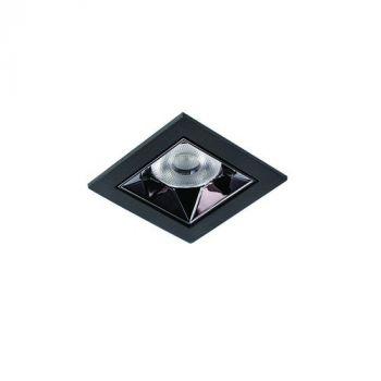 Spazio Downlight WYN-2362.01.4030 Kler Rec 1 Light Square 5W Black 4000K