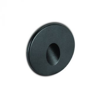 Spazio Wall Light 2385.0130, 2385.0131 Orion Round Drop LED Footlight Made Up Of Die-Cast Aluminium With A Glass Diffuser 3w (Multiple Colours/Finishes)