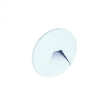 Spazio Wall Light WYN-2385.0231 Orion Round Wink LED Footlight Made Up Of Die-Cast Aluminium With A Glass Diffuser 3w White