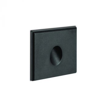 Spazio Wall Light 2385.0330, 2385.0331 Orion Square Drop LED Footlight Made Up Of Die-Cast Aluminium With A Glass Diffuser 3w (Multiple Colours/Finishes)