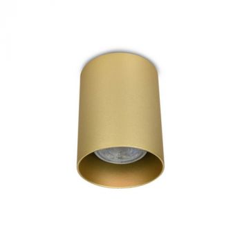 Spazio Downlight 2466/10 Solo Round Spot Fitting With Aluminium Body, Suitable For Gu10 Led Lamps Gold