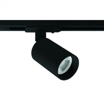 Spazio WYN-246609.3.30 Flip All Over 1-Circuit Track Light (3 wire Track) 10W Black