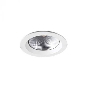 Spazio Downlight 2870.1540.31 Ora 15W Interior LED recessed downlight with aluminium body and glass diffuser 15W 4000K White