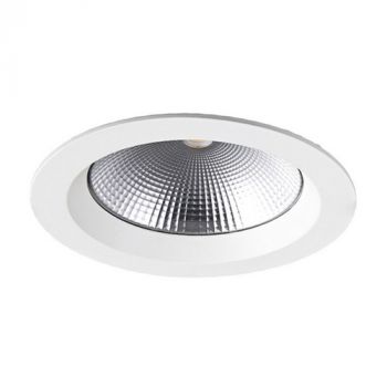 Spazio 2870.20334.31,2870.30334.31 Ora 3Cct Interior Led Recessed, CTC Downlight With Aluminium Body And Glass Diffuser. Remote Driver Included. (Multiple Size)