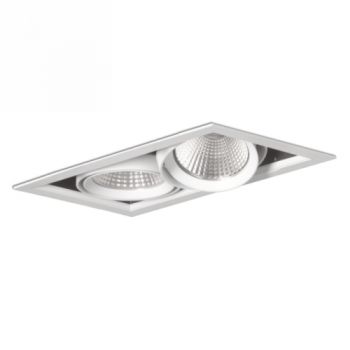 Spazio DownLight 3022.3536.31 Kardan Ctc 35W - 2 Light LED High Power, Adjustable, Recessed, Colour Temperature Changing IP20 White